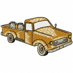 Pickup Truck Embroidery Design 3 Pickup Truck Embroidery Design 3